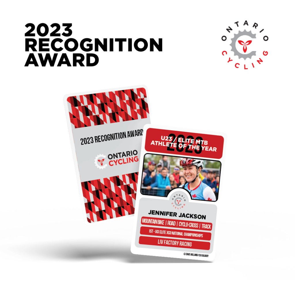 Jennifer Jackson - U23/Elite MTB athlete of the year
